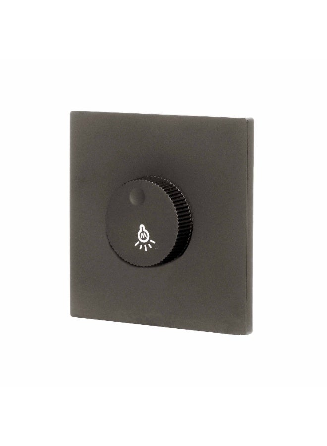 Donmarco Light Dimmer Switch 1000W – Ultra Thin Premium Plastic Material, Modern & Durable, Fire-Resistant Electric Switch, 3-Year Warranty, Wall Switch for Home and Office (Matt Grey) - Image 2