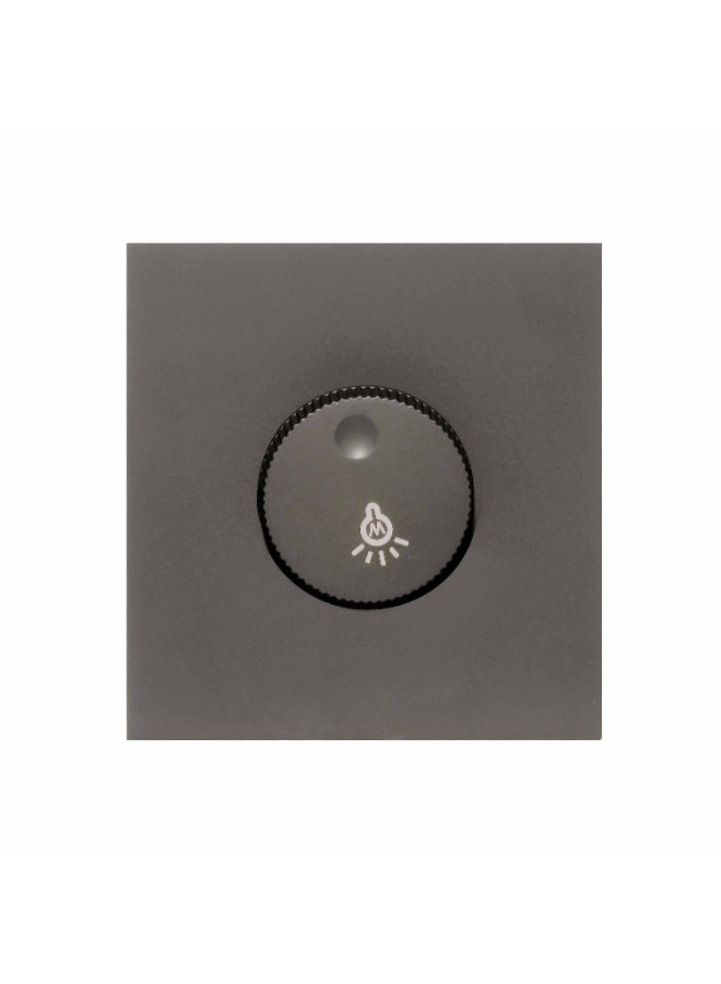 Donmarco Light Dimmer Switch 1000W – Ultra Thin Premium Plastic Material, Modern & Durable, Fire-Resistant Electric Switch, 3-Year Warranty, Wall Switch for Home and Office (Matt Grey) - Image 1