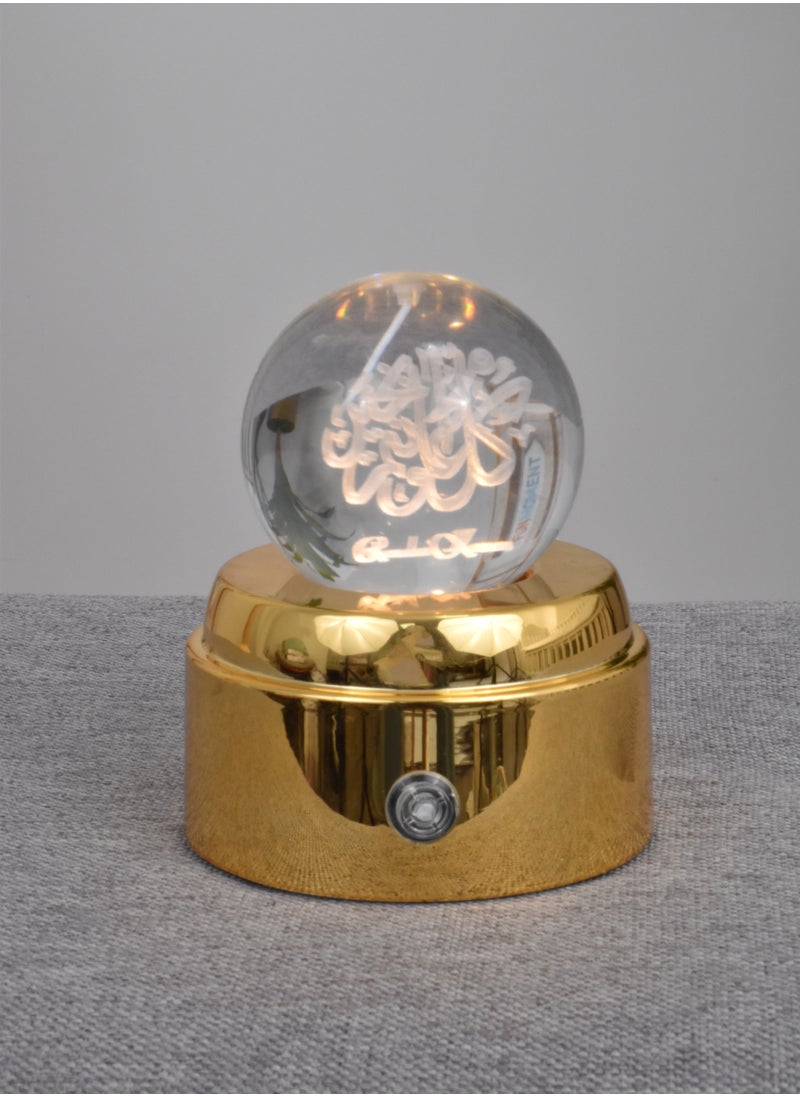 FUN MOMENT - Decorative Glass Ball for Ramadan with Lighting - Image 1