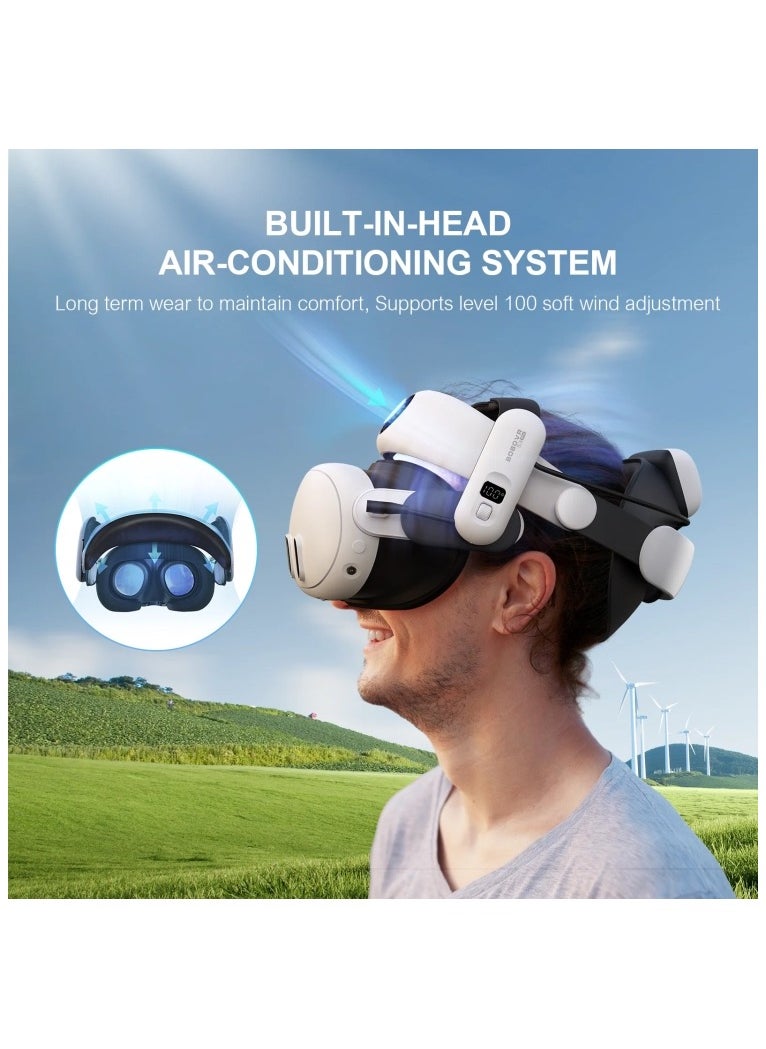 Bobovr - BOBOVR S3 Pro For Meta Quest 3 VR Head Strap with 10000mAh Battery - Image 1