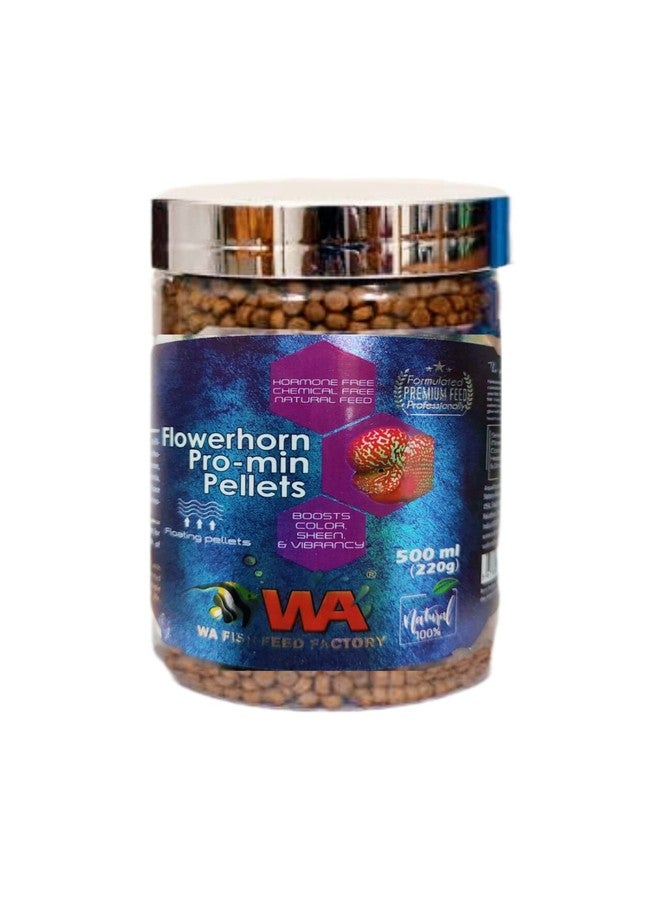 حبيبات WA Flowerhorn Pro-Min - 500 مل (220 غ) | What The Fish، لجميع مراحل الحياة - Image 1