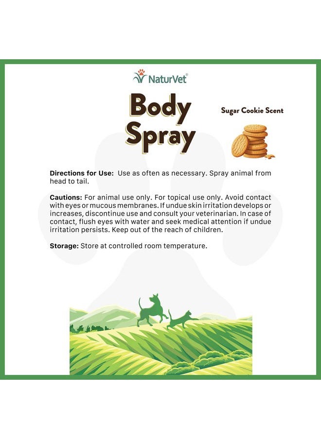 NaturVet - Body Spray with Sugar Cookie Scent for Dogs & Cats 8 oz - Image 1
