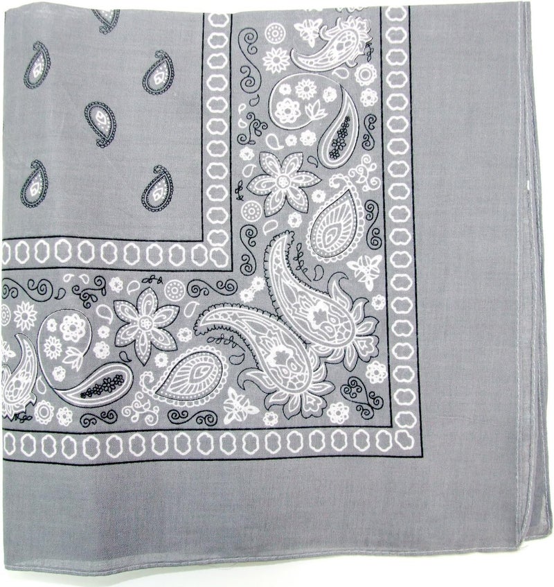 Novelty Bandanas Paisley Cotton Bandanas Single Pack