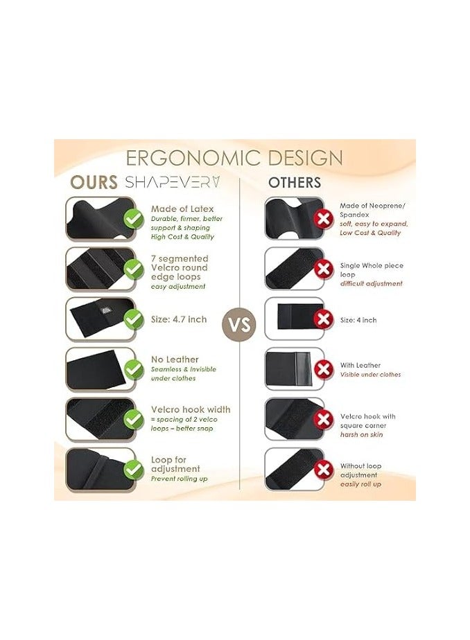 مدرب الخصر للنساء، حزام الساونا، حزام الساونا، الجذع الطويل، البطن، الجسم، المشكل، حزام تشذيب الخصر (4). - Image 5