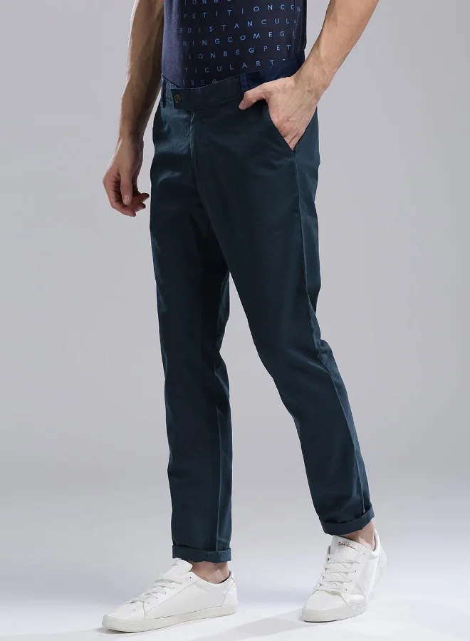 Hubberholme  Blue Pants For Men  | Best Price UAE
