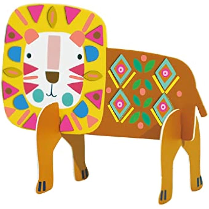 Avenir STICK 'N PLAY SERIES - SAFARI ANIMALS | 200+ REUSABLE STICKERS FOR ENDLESS FUN! CREATE PLAY SCENES WITH 8 ILLUSTRATED THEME CARDS, MAKE YOUR OWN ANIMAL FIGURES | FOR KIDS 3+ - Image 5