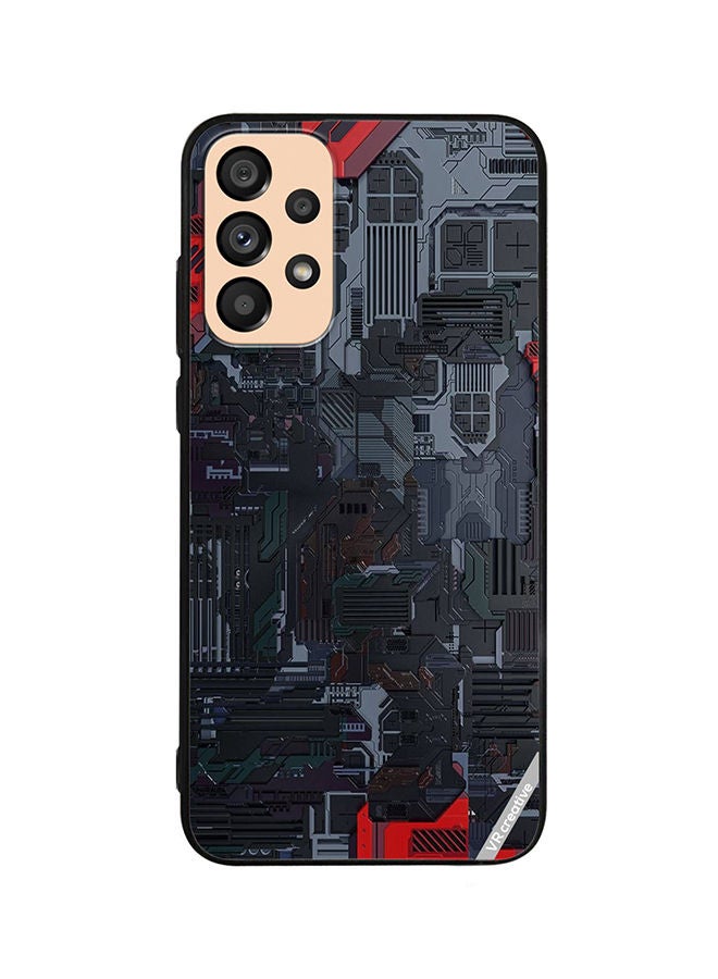 VR CREATIVE Protective Case Cover For Samsung Galaxy A53 5G Tech Design Multicolour - Image 1