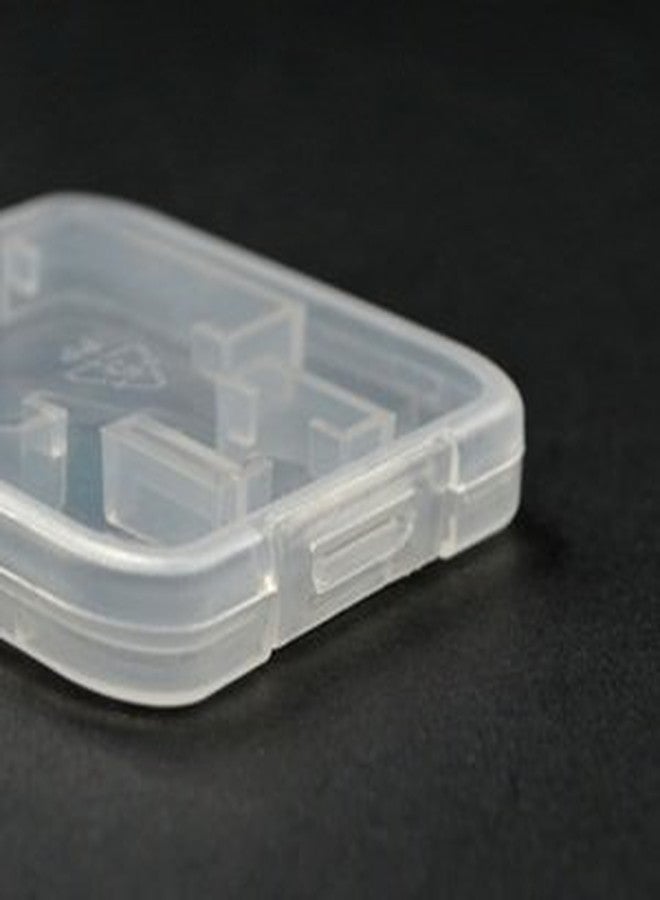 eTECH Collection 25 Pack of Clear Plastic SD/SDHC/SDXC/MicroSD/MicroSDHC/MicroSDXC Memory Card Case Holder for SanDisk/Kingston/Transcend/Samsung (Case Only, Memory Card Not Included) - Image 2