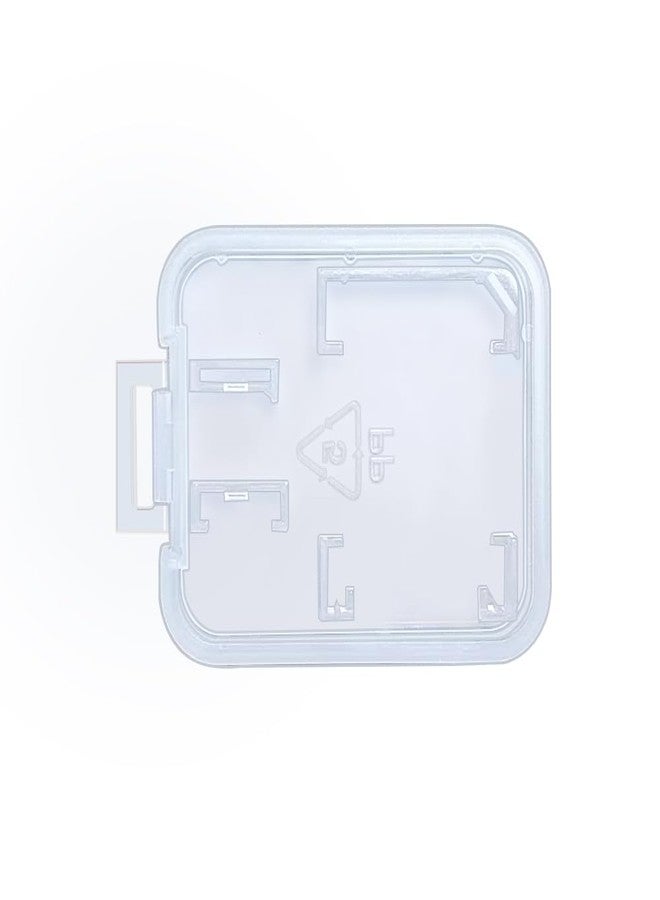 eTECH Collection 25 Pack of Clear Plastic SD/SDHC/SDXC/MicroSD/MicroSDHC/MicroSDXC Memory Card Case Holder for SanDisk/Kingston/Transcend/Samsung (Case Only, Memory Card Not Included) - Image 4