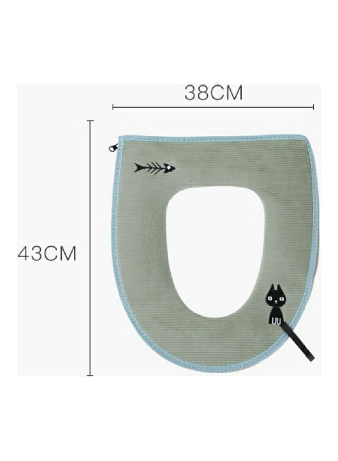 Y&D Washable Bathroom Seat Cover Multicolour 5 x 19 17cm - Image 2