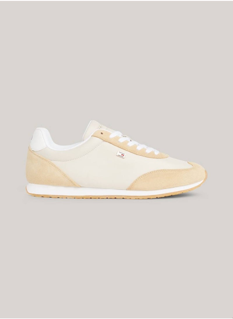 Women's Heritage Suede Flag Runner Trainers -  Suede upper, Beige - pzsku/ZE9E44AE1A1BEF2DEB173Z/45/_/1727420112/7a42db30-39f5-4dc4-97ea-495671909b99