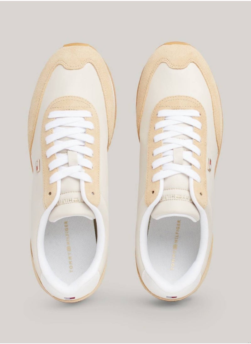 TOMMY HILFIGER Heritage Suede Flag Runner Sneakers  - Image 3