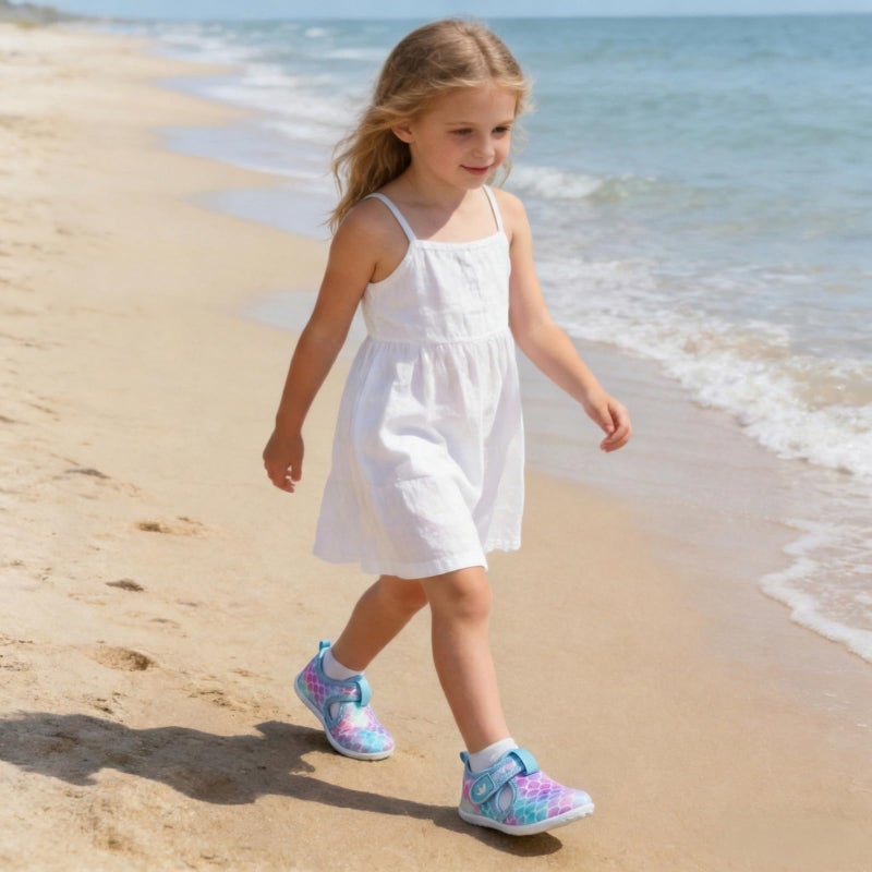 FEETCITY Water Shoes Kids Boys and Girls Aqua Socks Quick Dry Barefoot for Beach Outdoor Sports Toddler 7 - Image 2