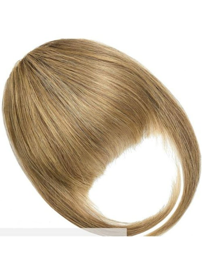 وصلة شعر أمامية بغرّة – بوستيچة غرة قصيرة ستريت بلون أشقر – خفيفة وناعمة لتغيير اللوك فوراً - Image 1