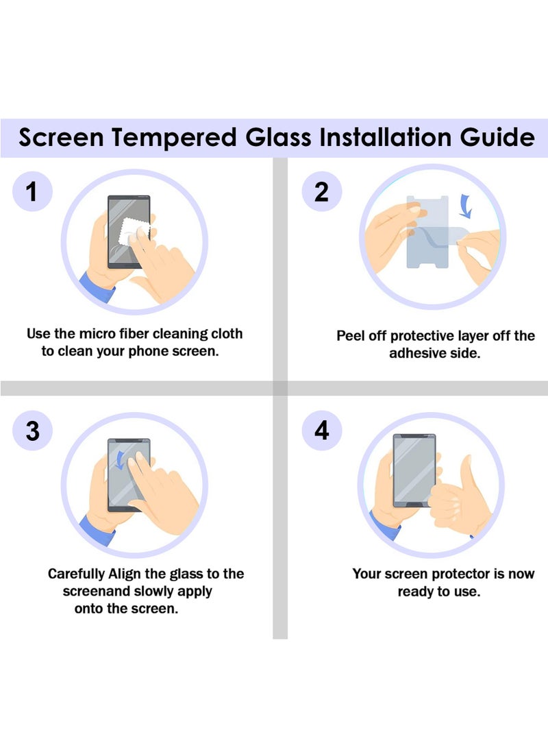 Samsung Galaxy Tab A9 8.7 Screen Protector [ 2-Pack ],HD Clarity Tempered Glass Screen Protector Film Scratch Resistant Bubble Free, High Transparency, Delicate Touch Screen Protector For Samsung Galaxy Tab A9 - Image 5