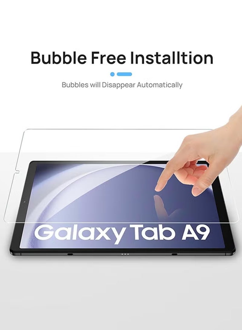 Samsung Galaxy Tab A9 8.7 Screen Protector [ 2-Pack ],HD Clarity Tempered Glass Screen Protector Film Scratch Resistant Bubble Free, High Transparency, Delicate Touch Screen Protector For Samsung Galaxy Tab A9 - Image 3