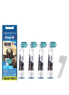 Oral-B A Set of 4 Star Wars Series Children's Soft-Bristle Toothbrush Heads Including a Dust Cover  - Image 1