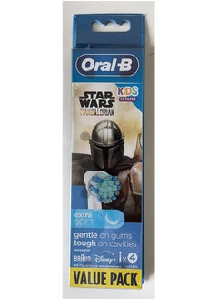 Oral-B A Set of 4 Star Wars Series Children's Soft-Bristle Toothbrush Heads Including a Dust Cover  - Image 2