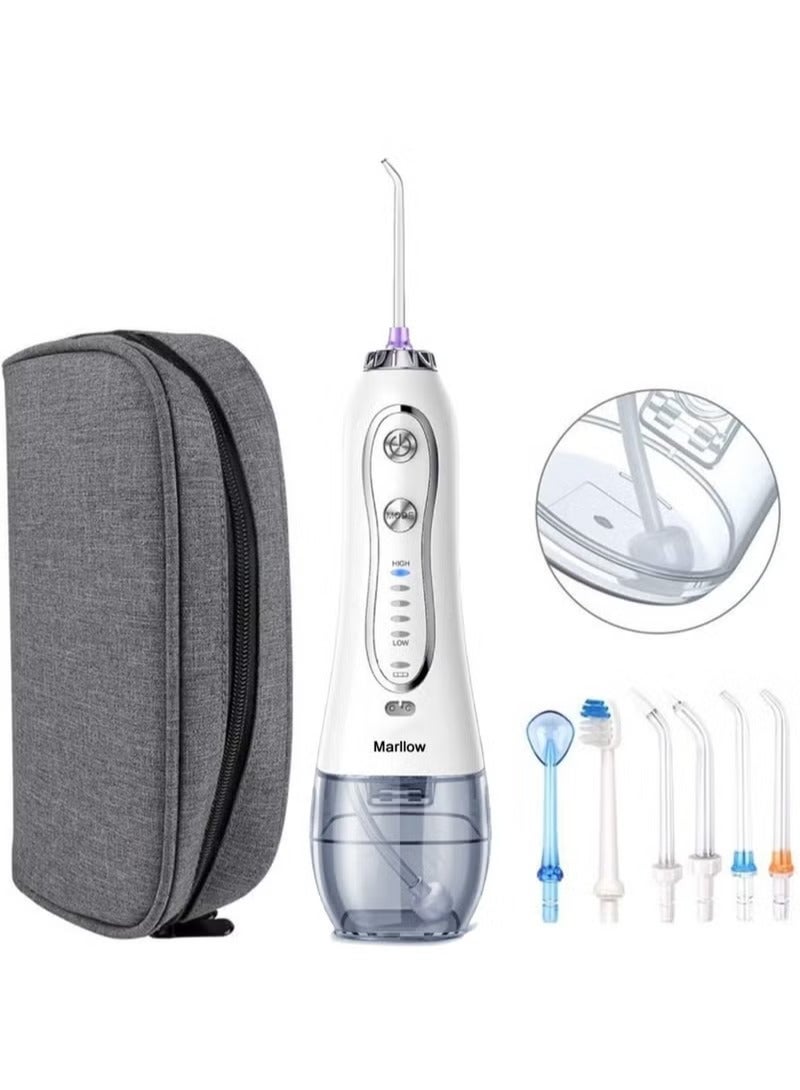 Marllow 3-Speed Electric Dental Flusher Set White