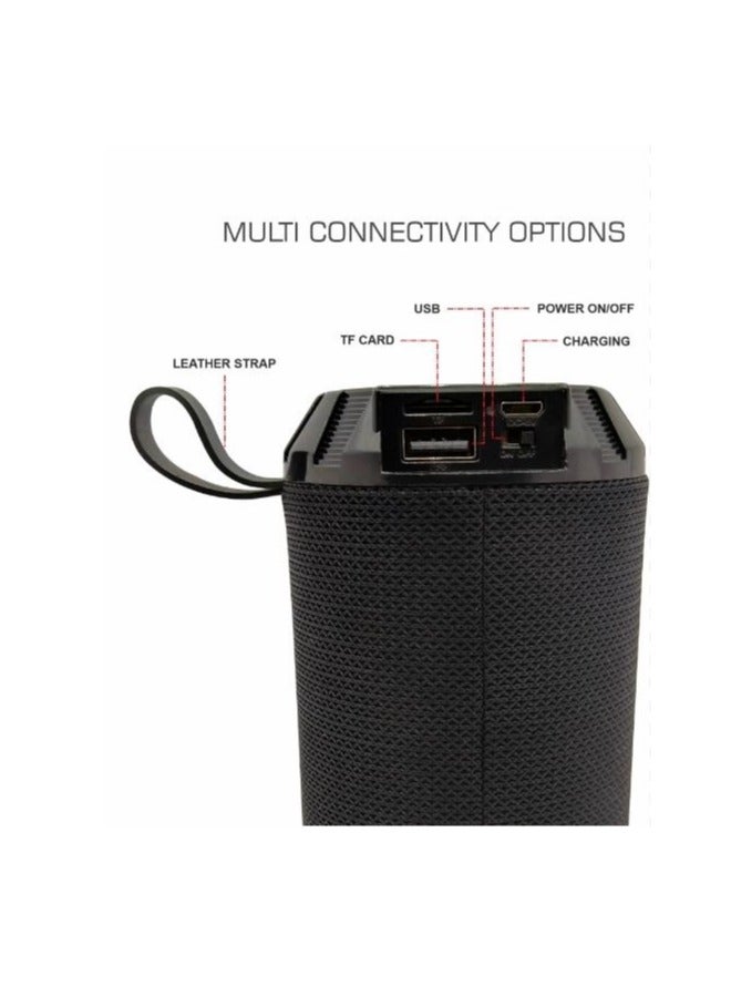 زيرو مكبر صوت بلوتوث محمول من زيرو موديل Z135  يدعم بطاقة كارت الميموري و يو إس بي -أسود - Image 5