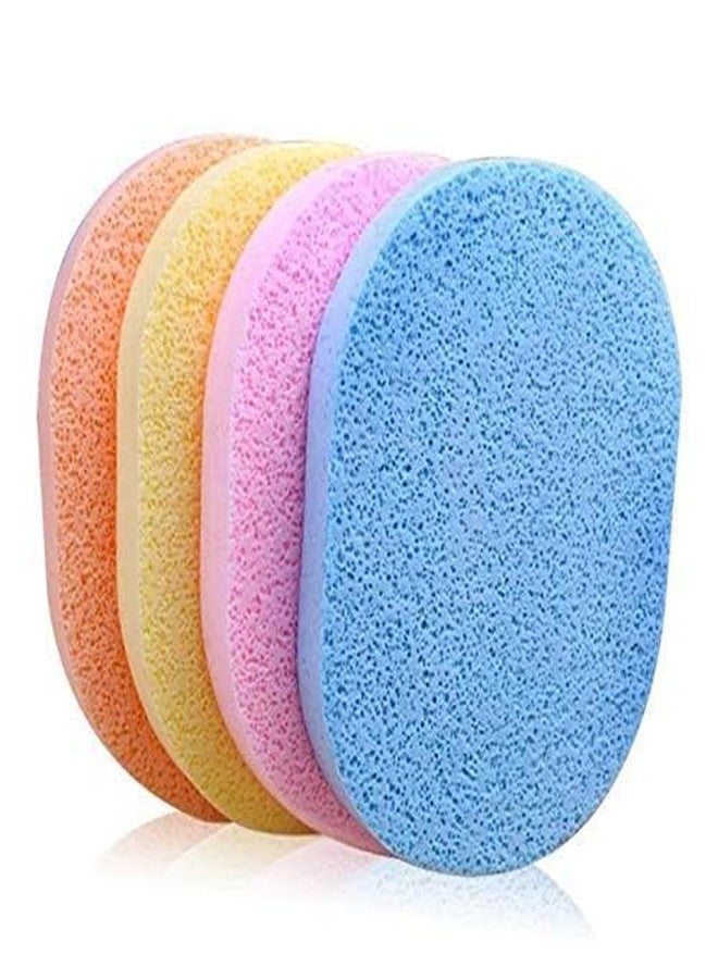 VEDETIC Reusable Face Cleansing Sponge Puffs, Makeup Washing Pads, Deep Cleansing & Exfoliating, Set of 2, Assorted Colours - Image 4