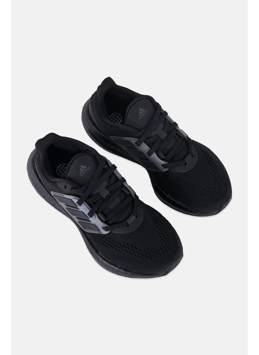 Adidas - Women Lace Up Running  Shoes, Black - Image 1