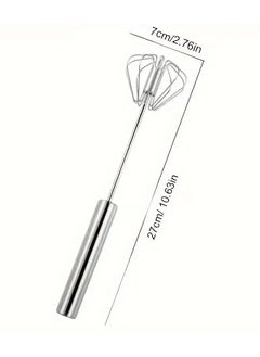 QUALITY Easy-Clean 304 Stainless Steel Semi-Automatic Whisk - Perfect for Baking, Catering & Outdoor Use  - Image 2