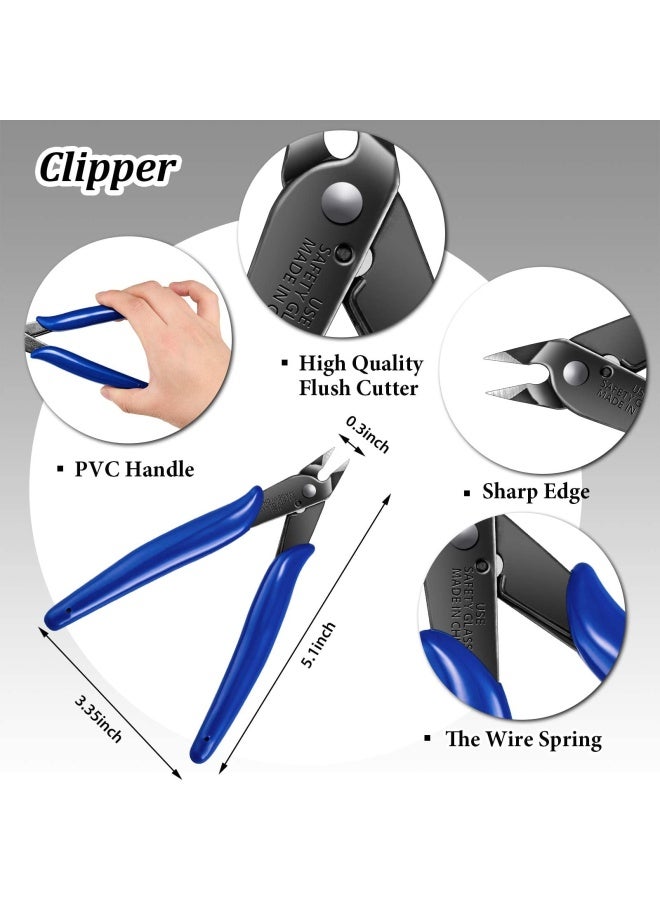 Honoson مجموعة أدوات الألغاز المعدنية 17 قطعة مجموعة أدوات نماذج معدنية DIY أدوات مساعدة ثني شكل أسطوانة مخروطية لحواف الألغاز ثلاثية الأبعاد التجميع بناء النماذج الأساسية الإصلاح والتثبيت - Image 4