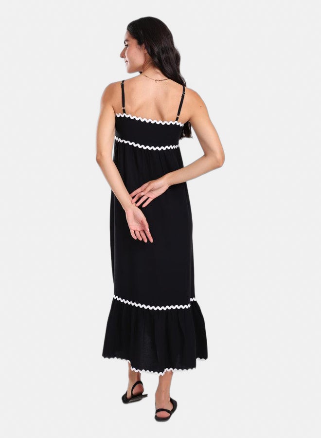 Carina Ric Rac Trim Beach Dress  - Image 3