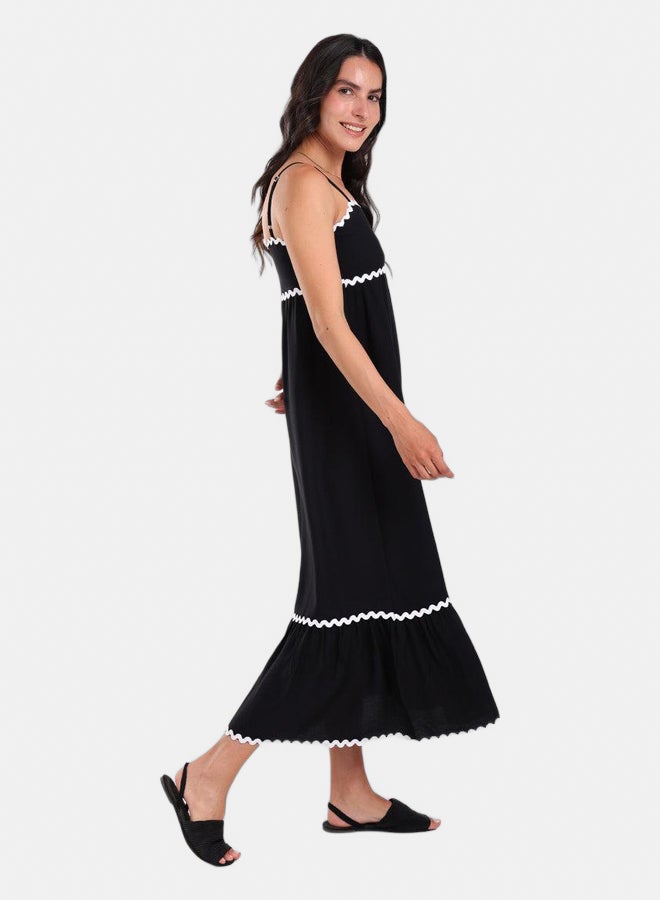 Carina Ric Rac Trim Beach Dress  - Image 2