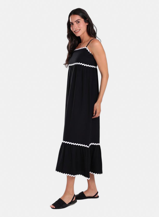 Carina Ric Rac Trim Beach Dress  - Image 5