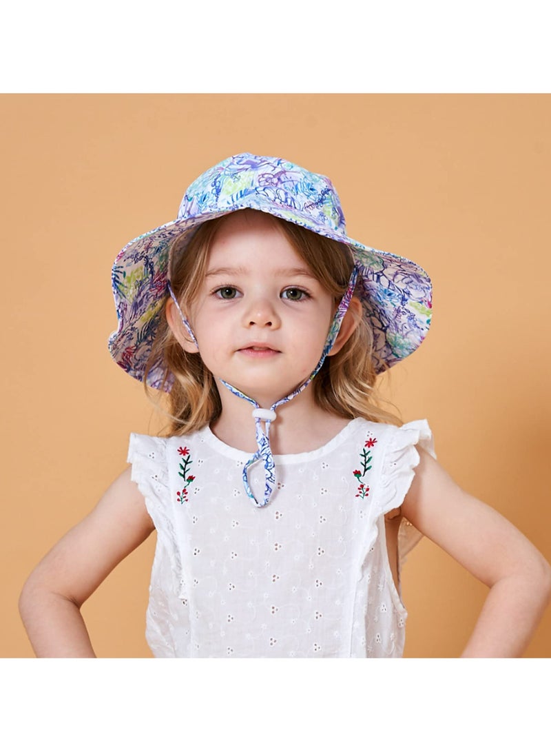 Summer Baby Sun Hat for Boys and Girls 3-8 Years with Neck Ear Cover UV Protection Outdoor Beach Swimming Caps for Children M Size Anti UV Sunhat  - Image 5