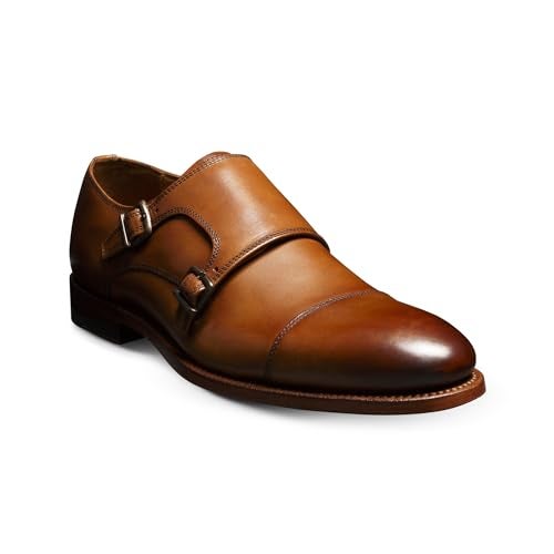 Allen Edmonds Mens Pierce Monk Strap Oxford Oxford Walnut Leather 12 D - Image 3
