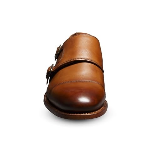 Allen Edmonds Mens Pierce Monk Strap Oxford Oxford Walnut Leather 12 D - Image 2