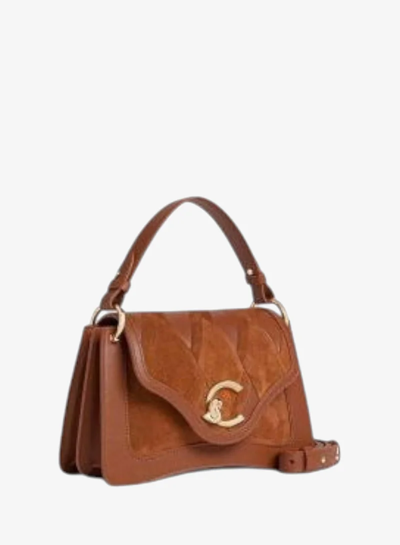 Coccinelle  C-Me Geometric Pattern Top Handle Bag for Women | Best Price UAE