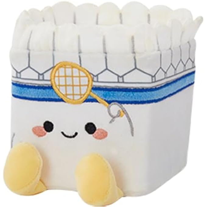 MGM Toy - Squarepal - Badminton - Anti-Stress Plush - 193612 - Memory Foam - Gadget - Gift - Sports - Rehabilitation - Anxiety - Sensory Toy - From 2 Years - Image 1