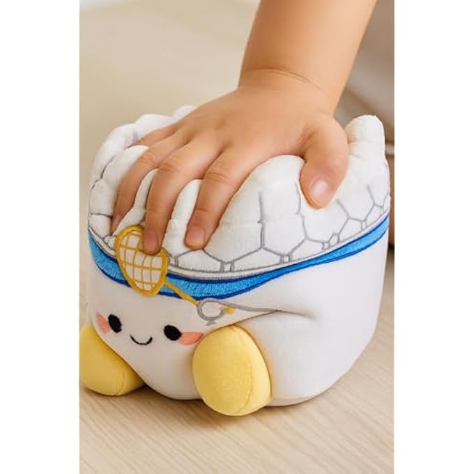 MGM Toy - Squarepal - Badminton - Anti-Stress Plush - 193612 - Memory Foam - Gadget - Gift - Sports - Rehabilitation - Anxiety - Sensory Toy - From 2 Years - Image 4
