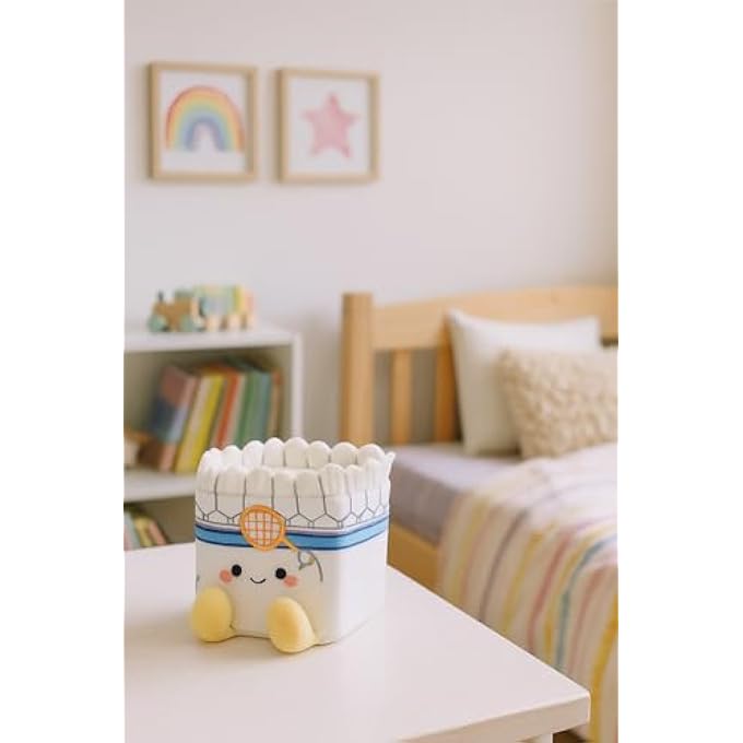 MGM Toy - Squarepal - Badminton - Anti-Stress Plush - 193612 - Memory Foam - Gadget - Gift - Sports - Rehabilitation - Anxiety - Sensory Toy - From 2 Years - Image 3