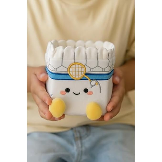 MGM Toy - Squarepal - Badminton - Anti-Stress Plush - 193612 - Memory Foam - Gadget - Gift - Sports - Rehabilitation - Anxiety - Sensory Toy - From 2 Years - Image 5