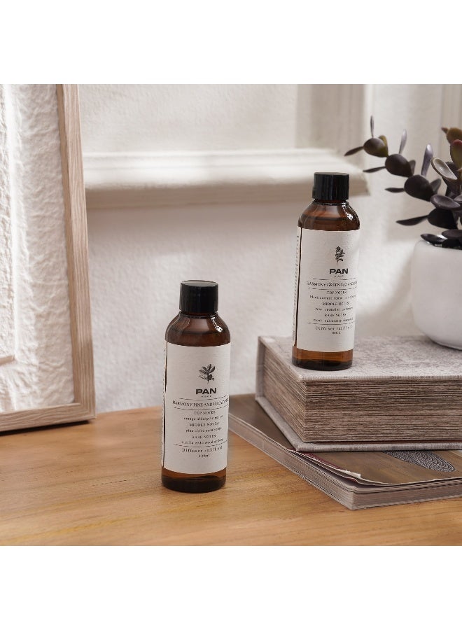 Pan Home زيت إعادة تعبئة معطر الهواء من هارموني الصنوبر والأوكالبتوس 100 مل - بني - Image 1