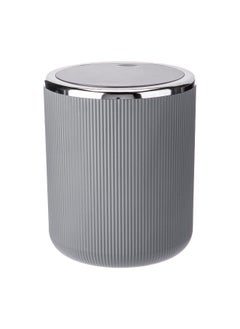 PEROTTI AKDC Perotti Dustbin 6.5L 20Cm X 20Cm X 24Cm Grey  - Image 3
