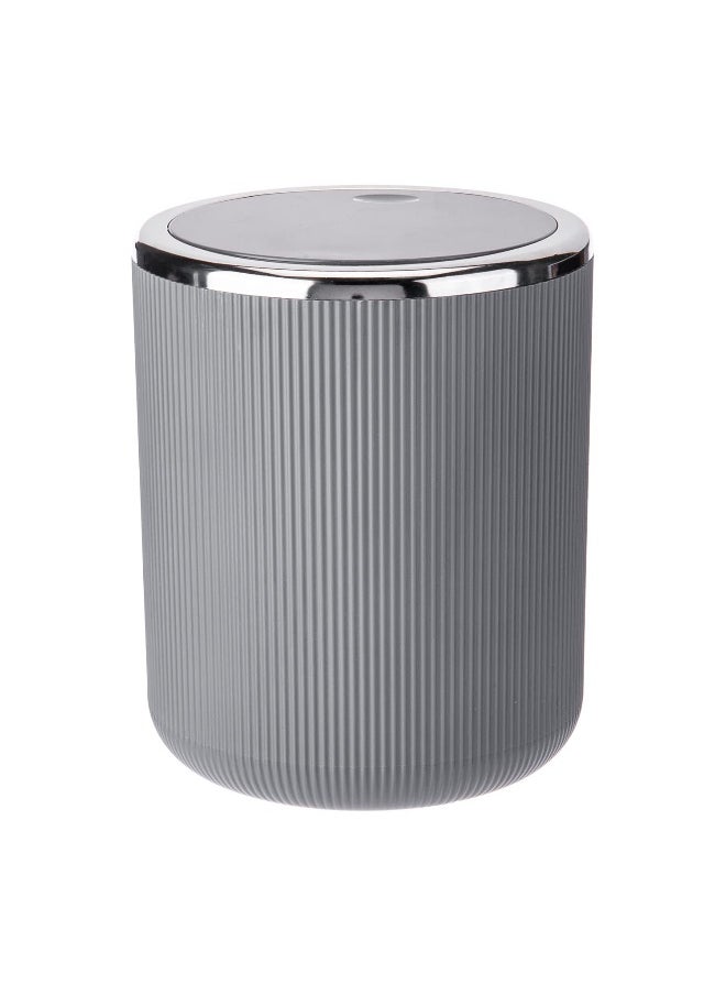 PEROTTI AKDC Perotti Dustbin 6.5L 20Cm X 20Cm X 24Cm Grey  - Image 3