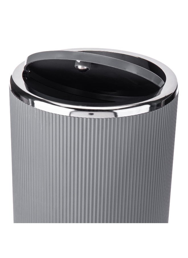 PEROTTI AKDC Perotti Dustbin 6.5L 20Cm X 20Cm X 24Cm Grey  - Image 2
