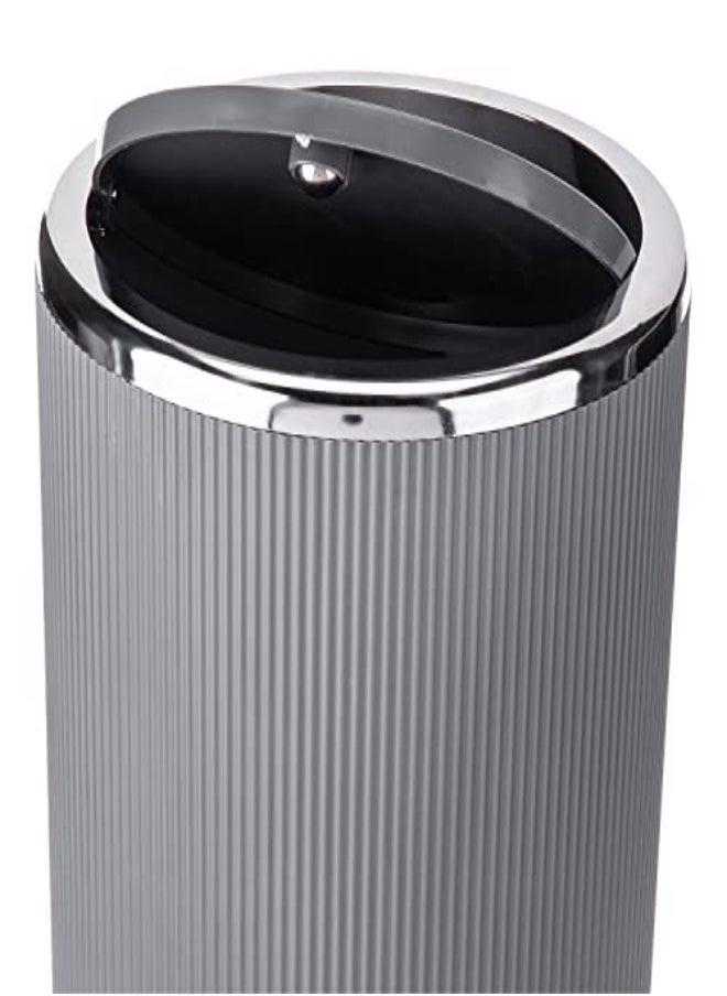 PEROTTI AKDC Perotti Dustbin 6.5L 20Cm X 20Cm X 24Cm Grey  - Image 4