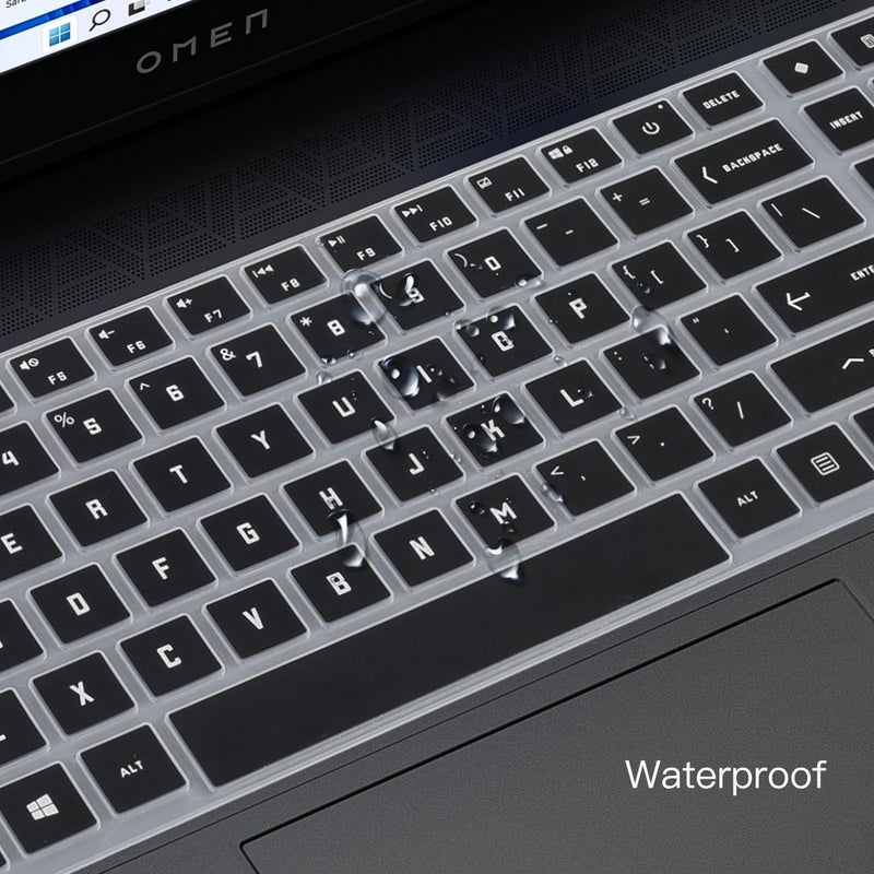 Raya غطاء لوحة المفاتيح لأجهزة HP OMEN 15 و HP OMEN 16 و HP OMEN 17 للألعاب (أسود) - Image 3