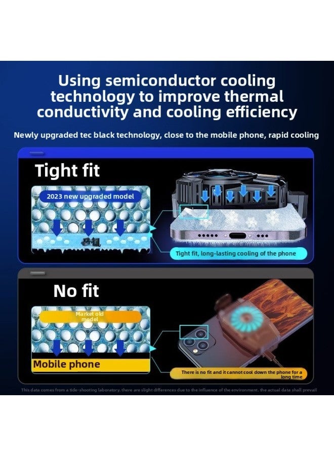Mobile Phone Radiator Live Broadcast Dedicated Fast Cooling Artifact For AppleFor Iphone Black Shark 2pro One Plus Half Guide-Color:[specially Made E-sports] Tec Forced ◇ Rapid Free Finger Cot  - Image 5