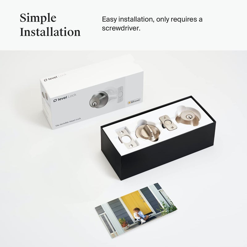 Level Lock Smart Lock - Previous Model - Satin Nickel - Image 4