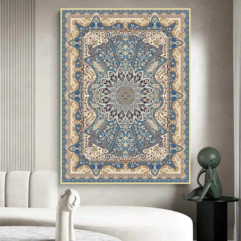 ماركتنا لوحة قماشية بتصميم الفن التشكيلي مع برواز مجوف مقاس (60×90) قطعة واحدة - Image 1