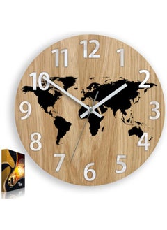 Home Gallery World Map Wall clock  - Image 3