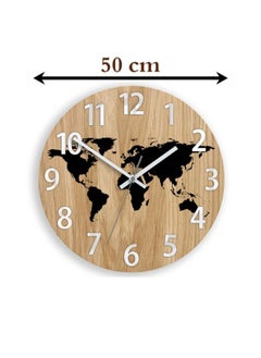 Home Gallery World Map Wall clock  - Image 4